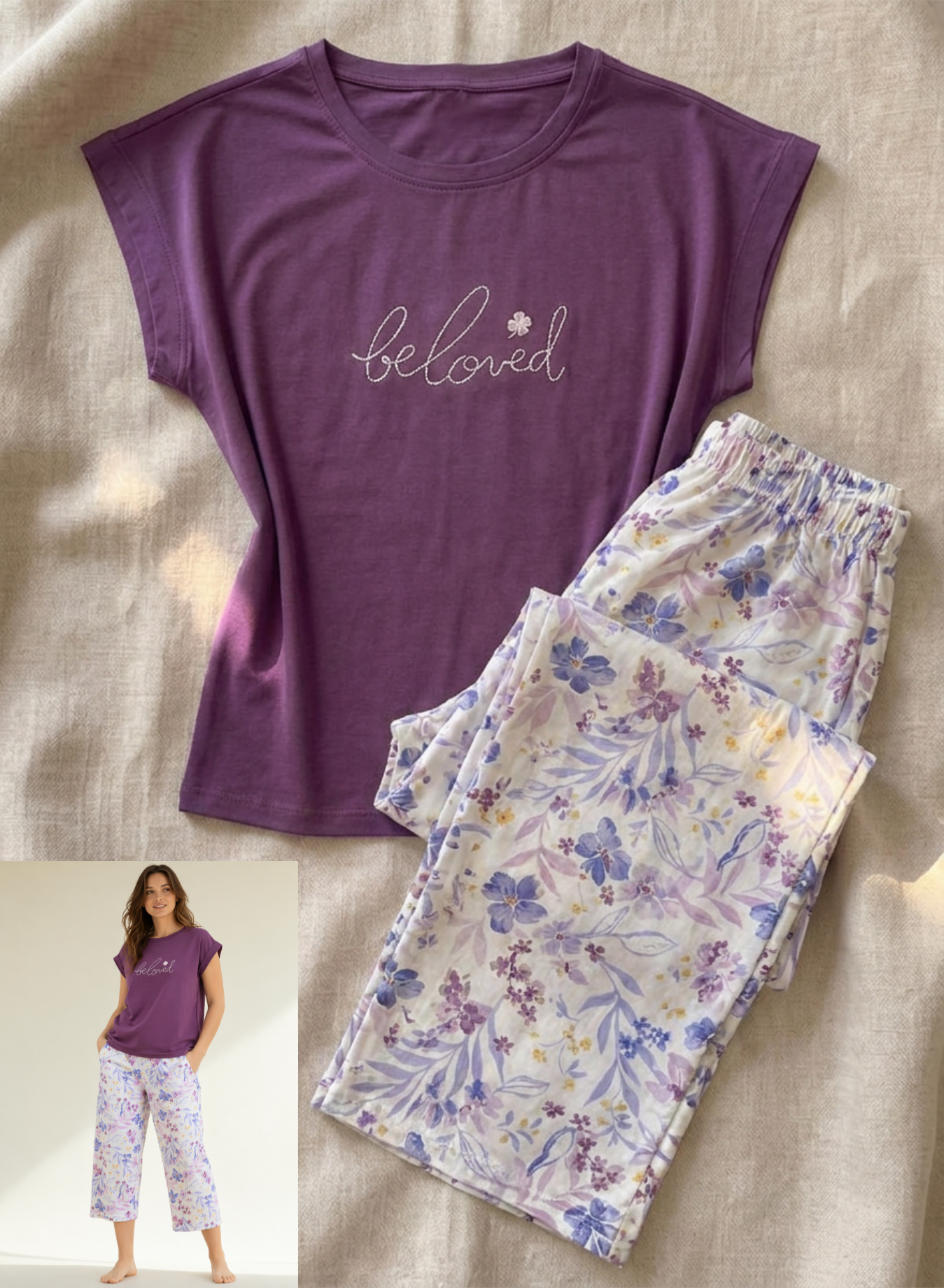 Summer women pajama yaya permoda 1617