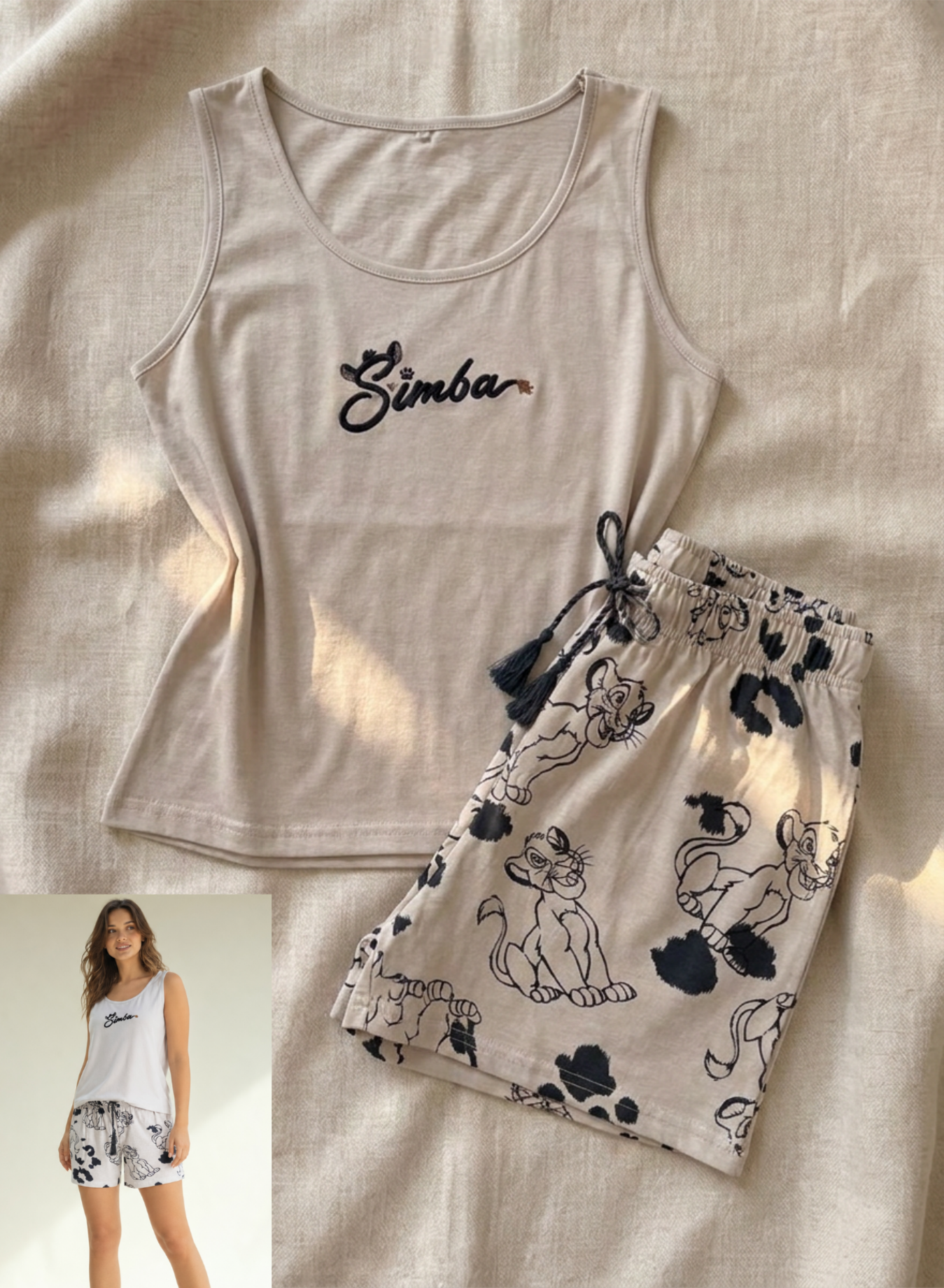 Summer women pajama yaya short 1596