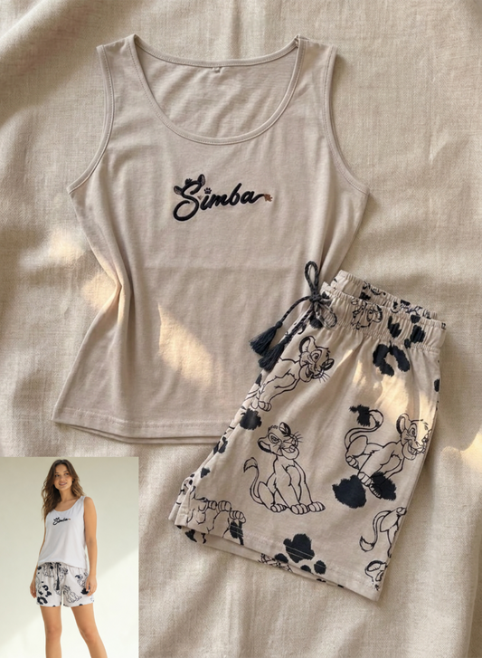 Summer women pajama yaya short 1596