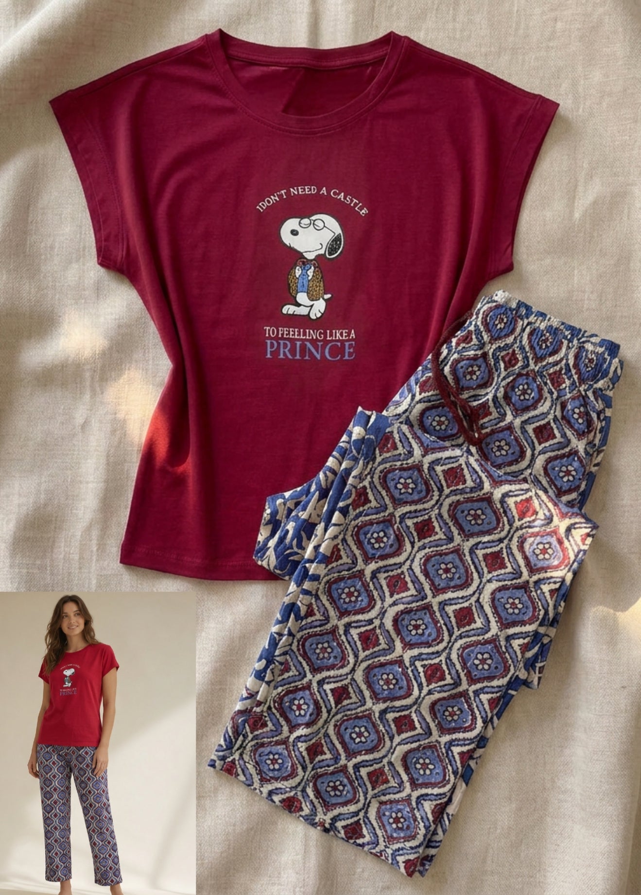 Summer women pajama mimo long permoda 2030