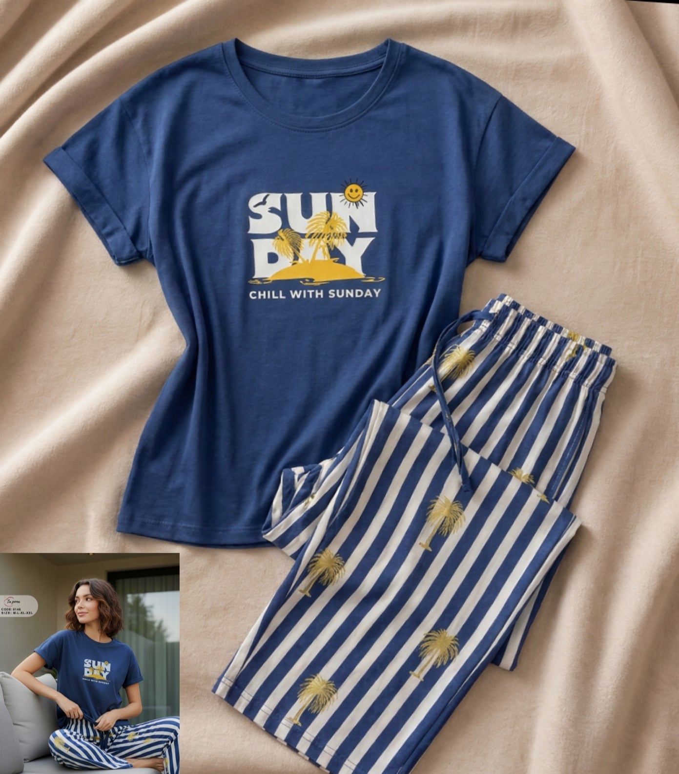 Summer women pajama lapoma 0146