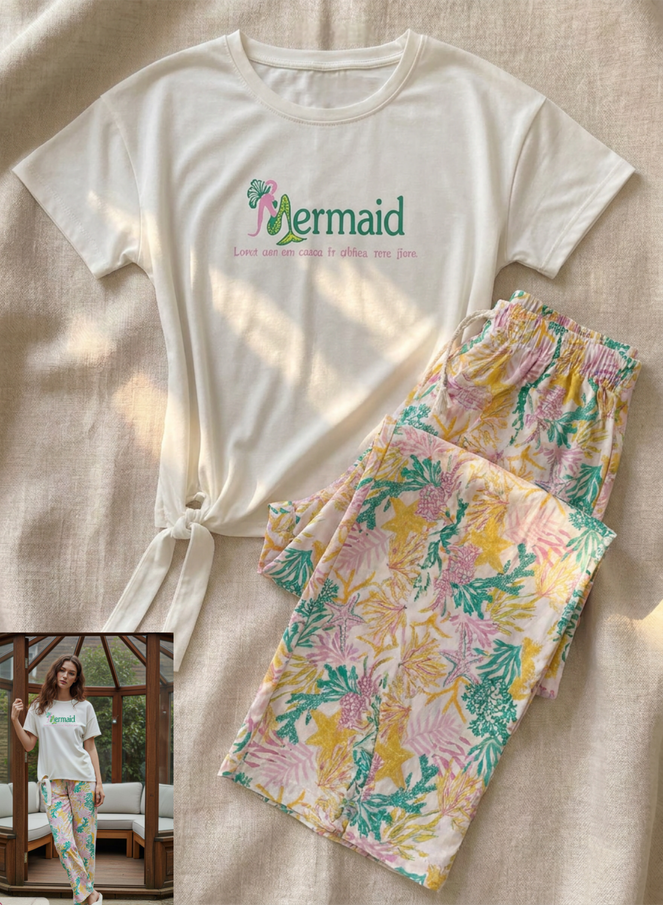 Summer women pajama lapoma 0141