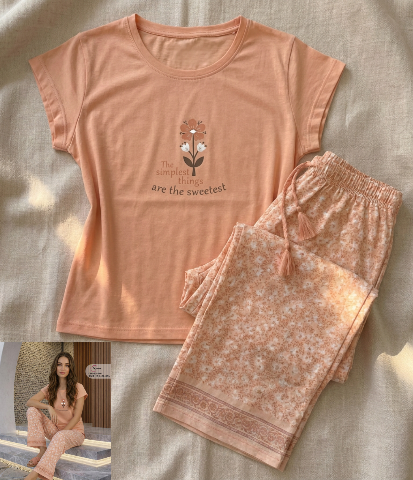 Summer women pajama lapoma 0150