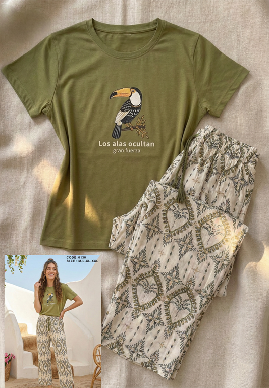 Summer women pajama lapoma 0130