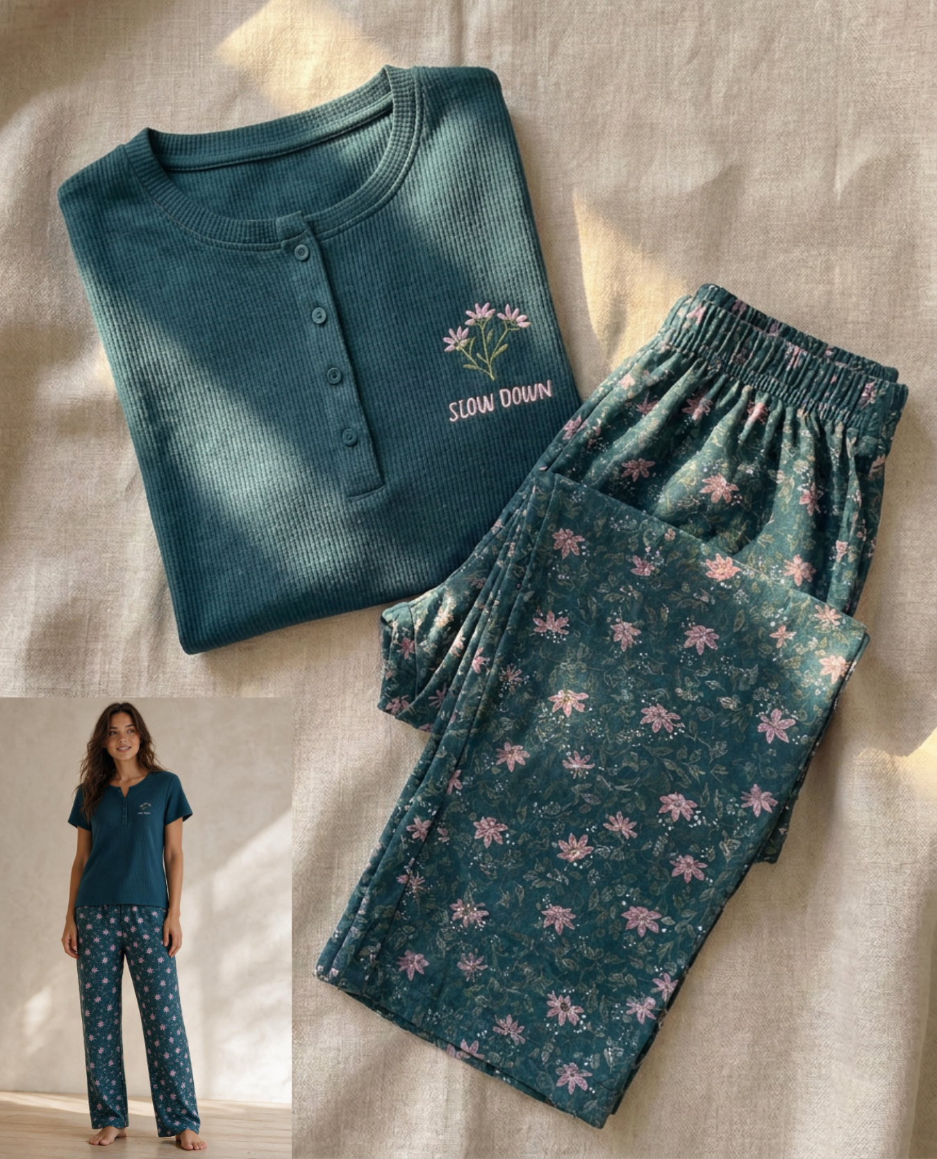 Summer women pajama mimo long permoda 2042