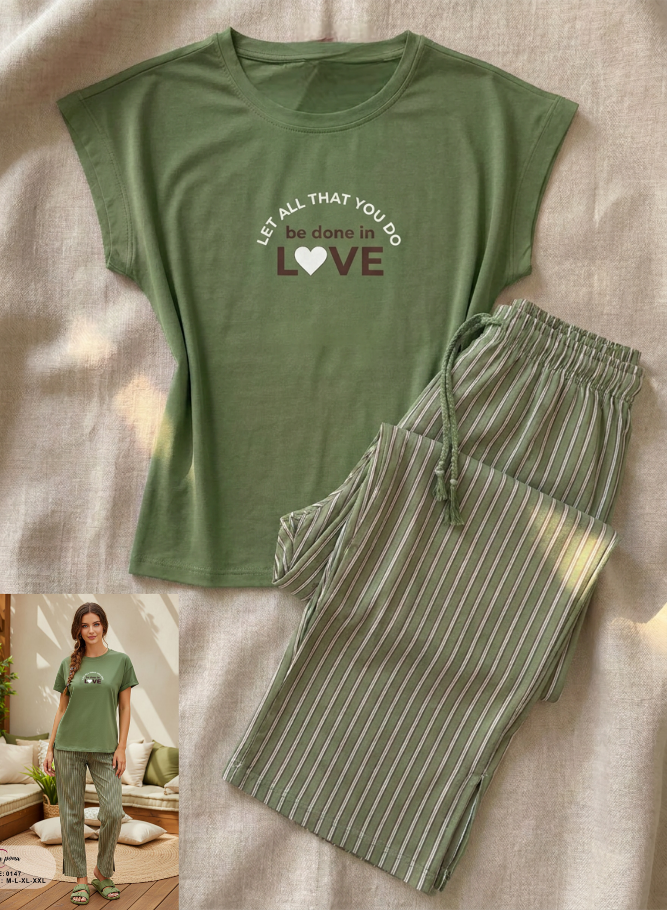 Summer women pajama lapoma 0147