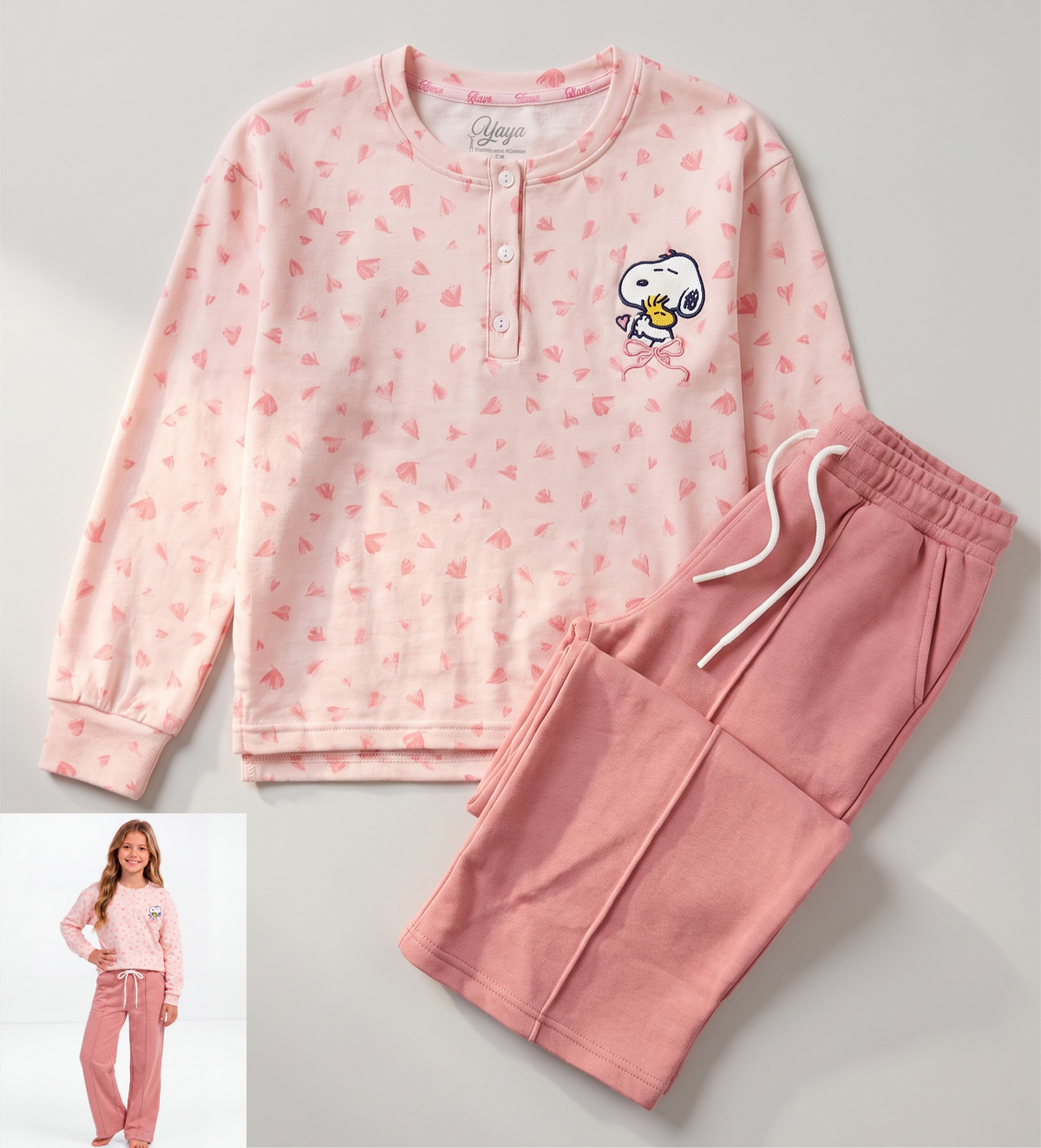 Winter girl pajama yaya 2502-3502