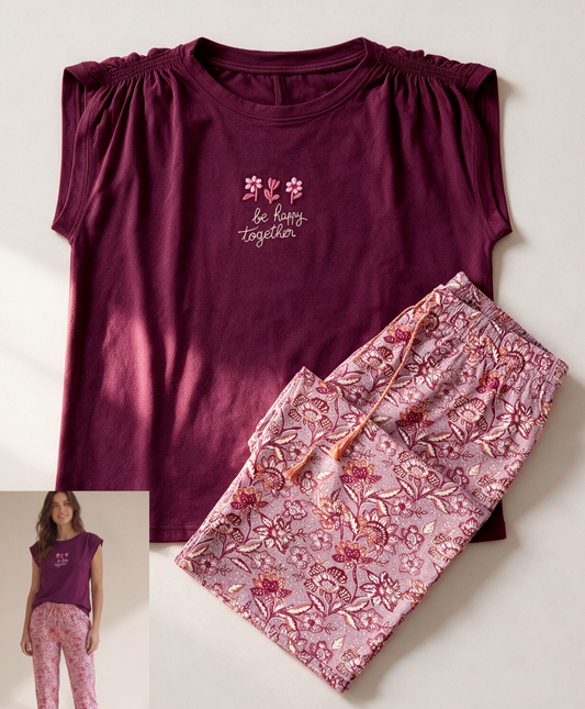 Summer women pajama yaya permoda 1646