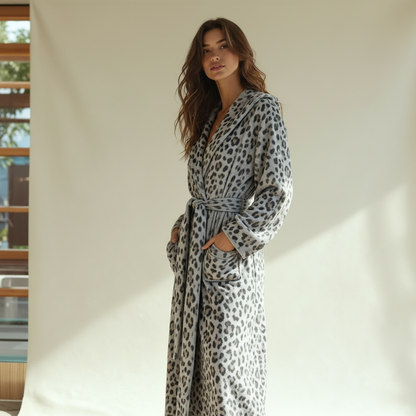 Winter women robe smile 5258