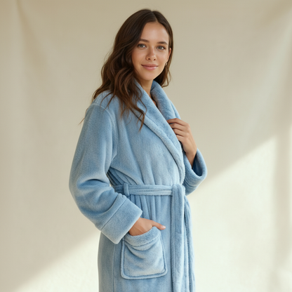 Winter women robe smile 4268