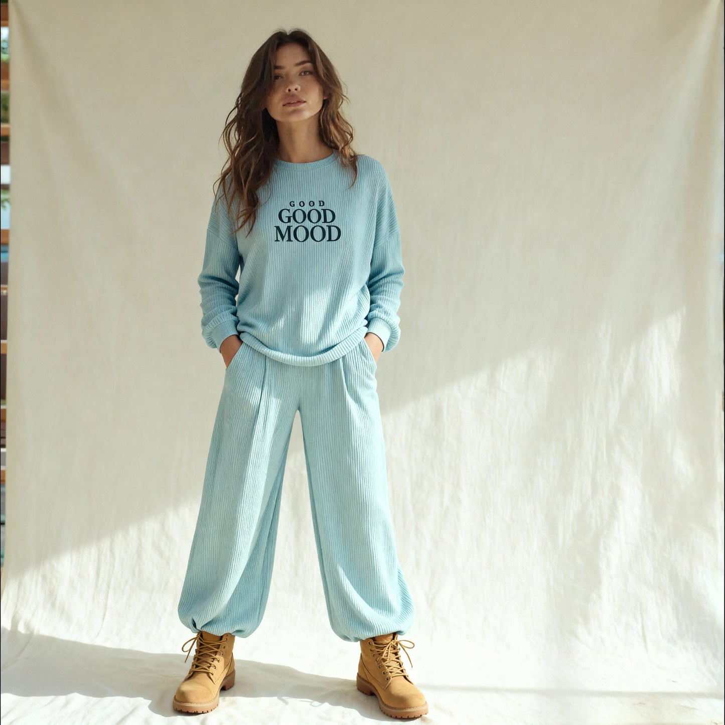 Winter women pajama smile 6276
