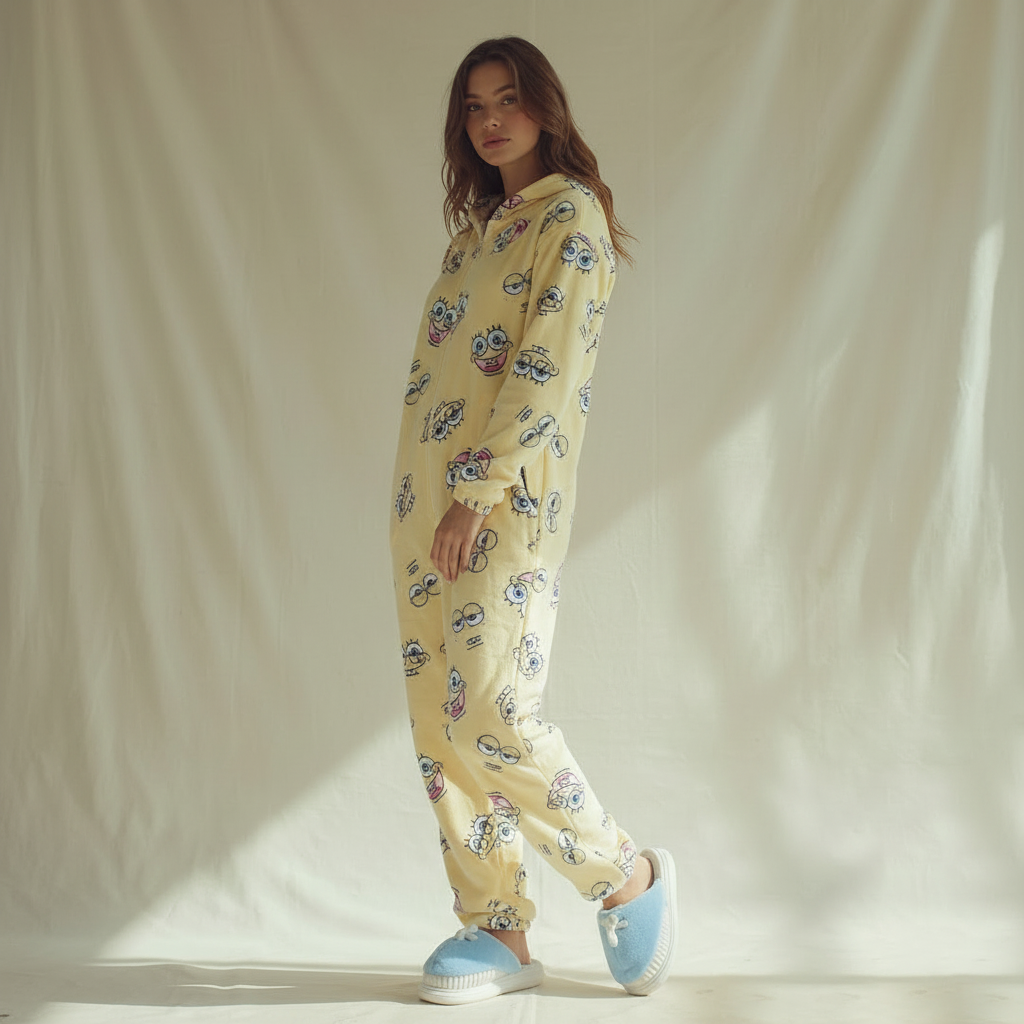 Winter women jumpsuit smile 8219