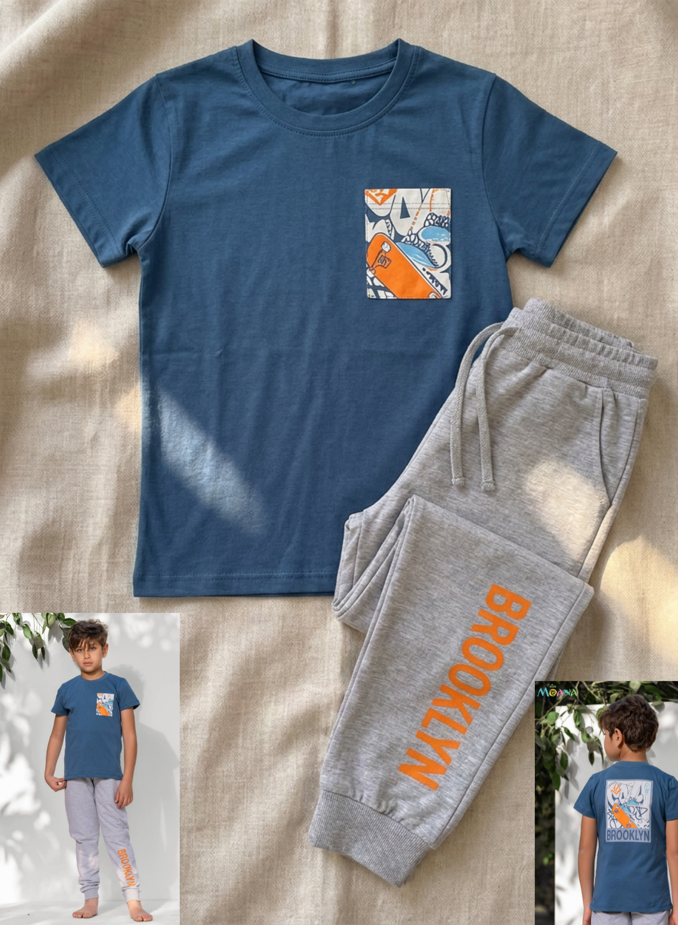 Summer boy pajama moana 1570- 2570